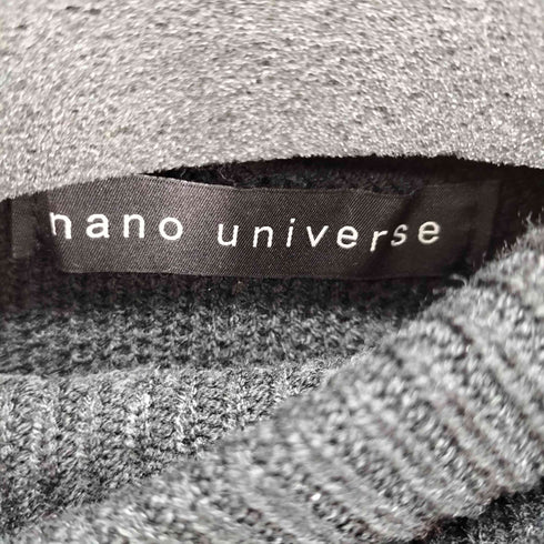 ナノユニバース NANO universe PBTストレッチタートルニット メンズ JPN:S